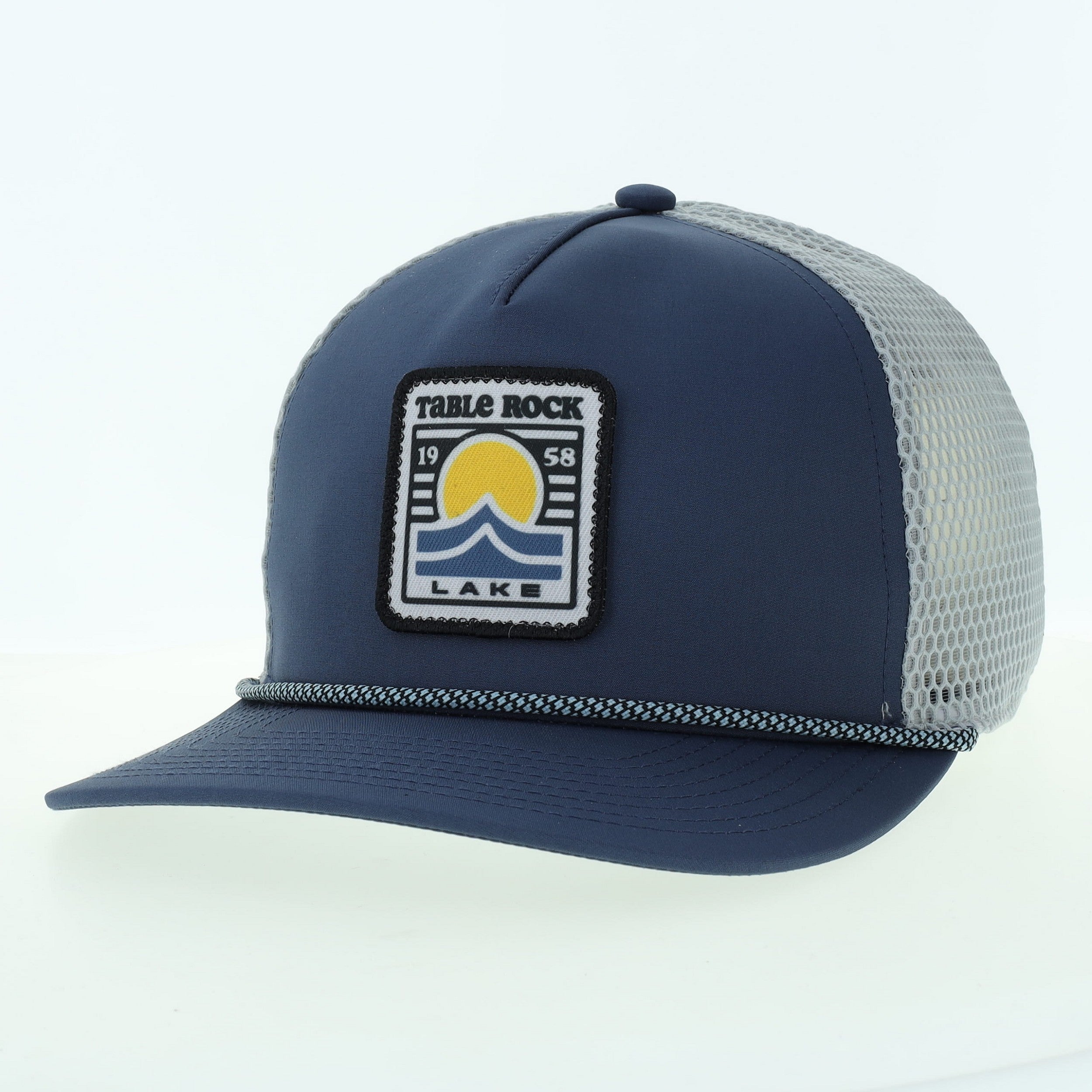 Grill Mark Hat - Sea Blue/Silver