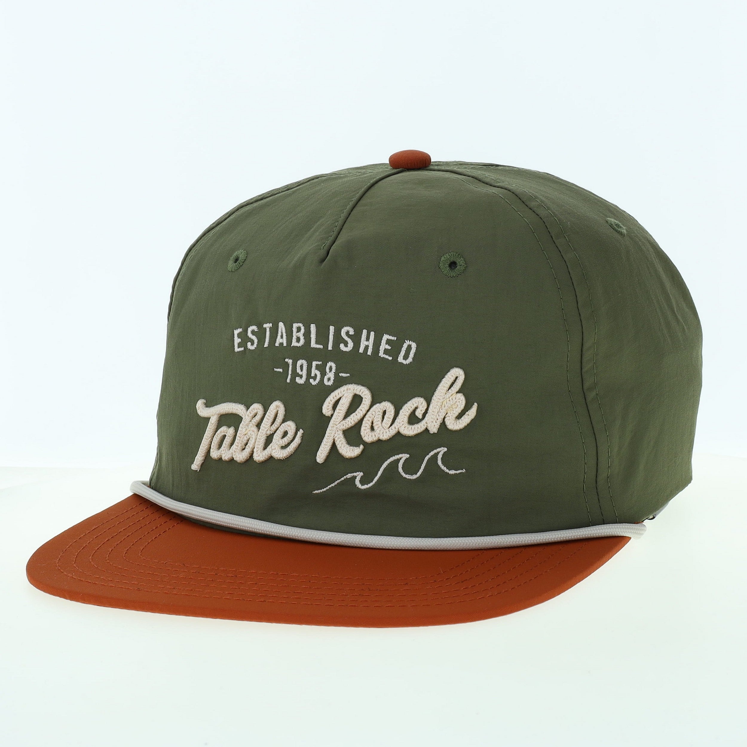 Plotter Hat - Olive/Rust