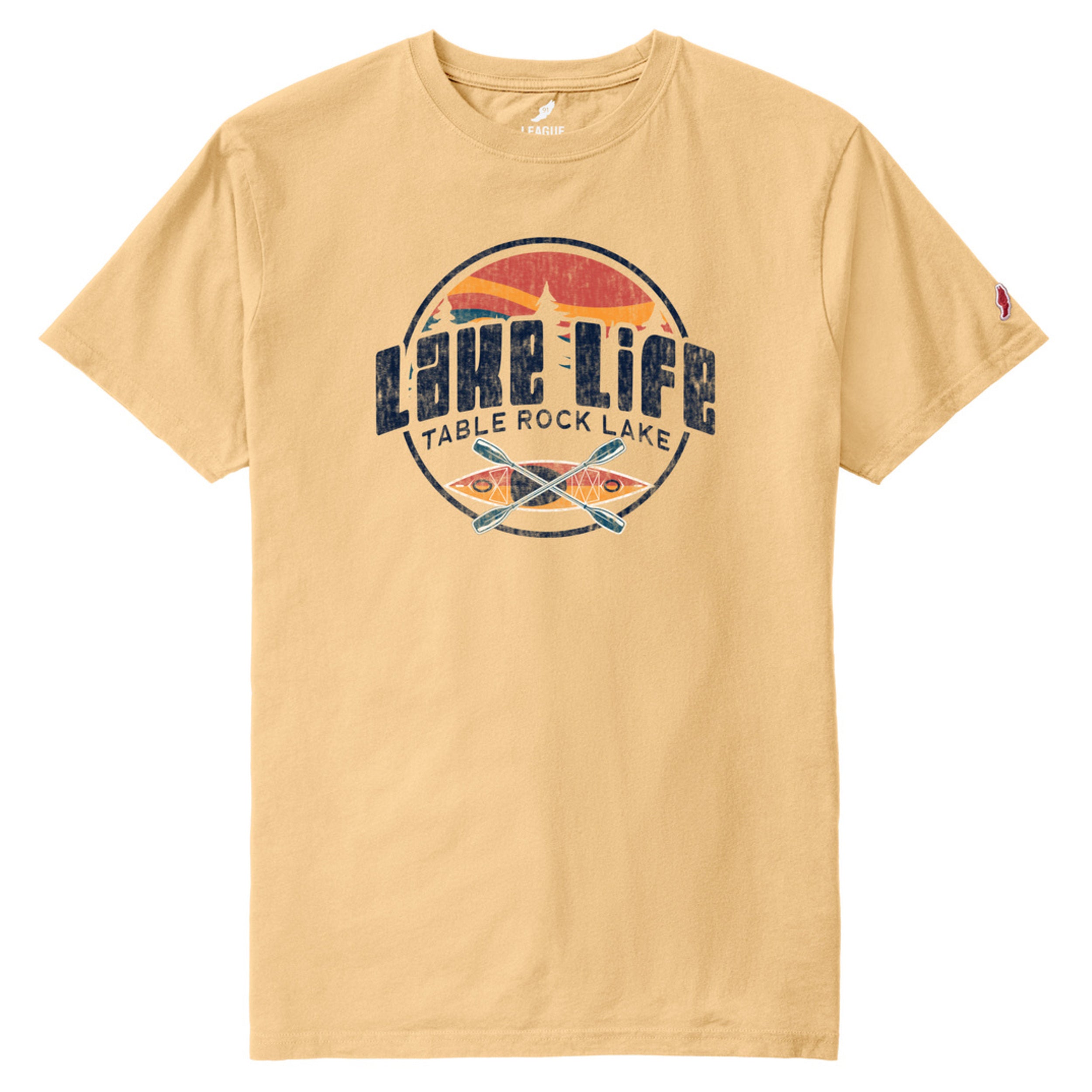 Wooded Path Tee - Vegas Gold