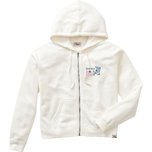 All That Blooms Zip Hood - Ivory