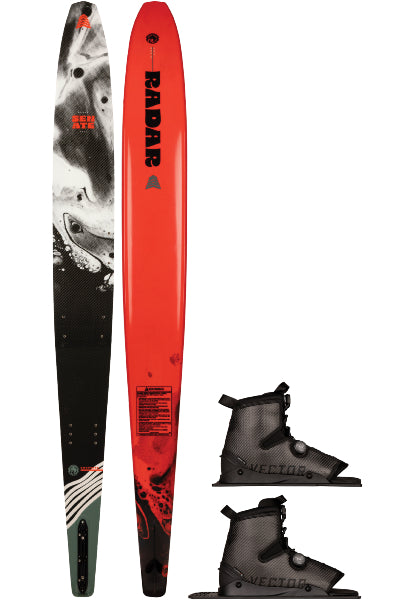 Graphite Senate Waterski w/ Double Carbitex Vector Boa Bindings | 2025