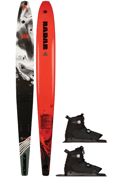 Graphite Senate Waterski w/ Double Vector Boa Bindings | 2025