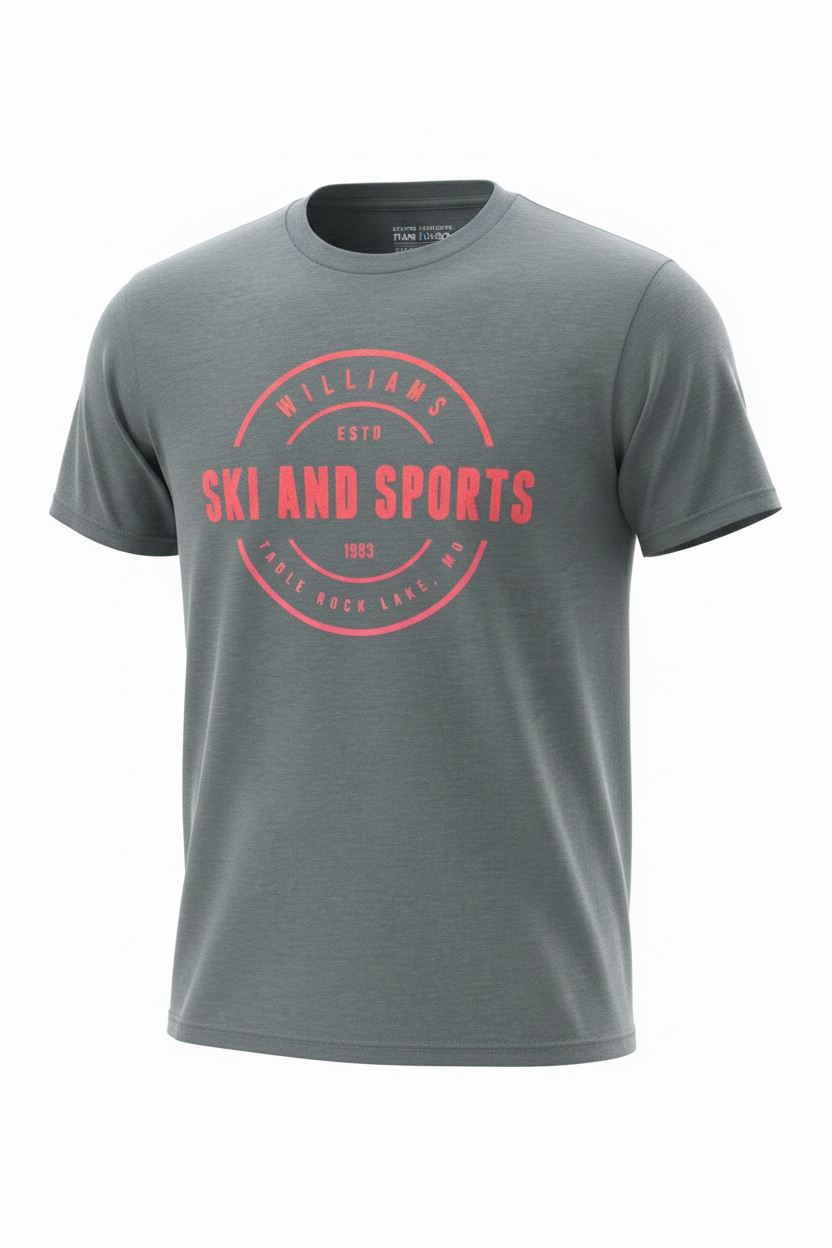 Ski & Sports Logo Shirt -Slate