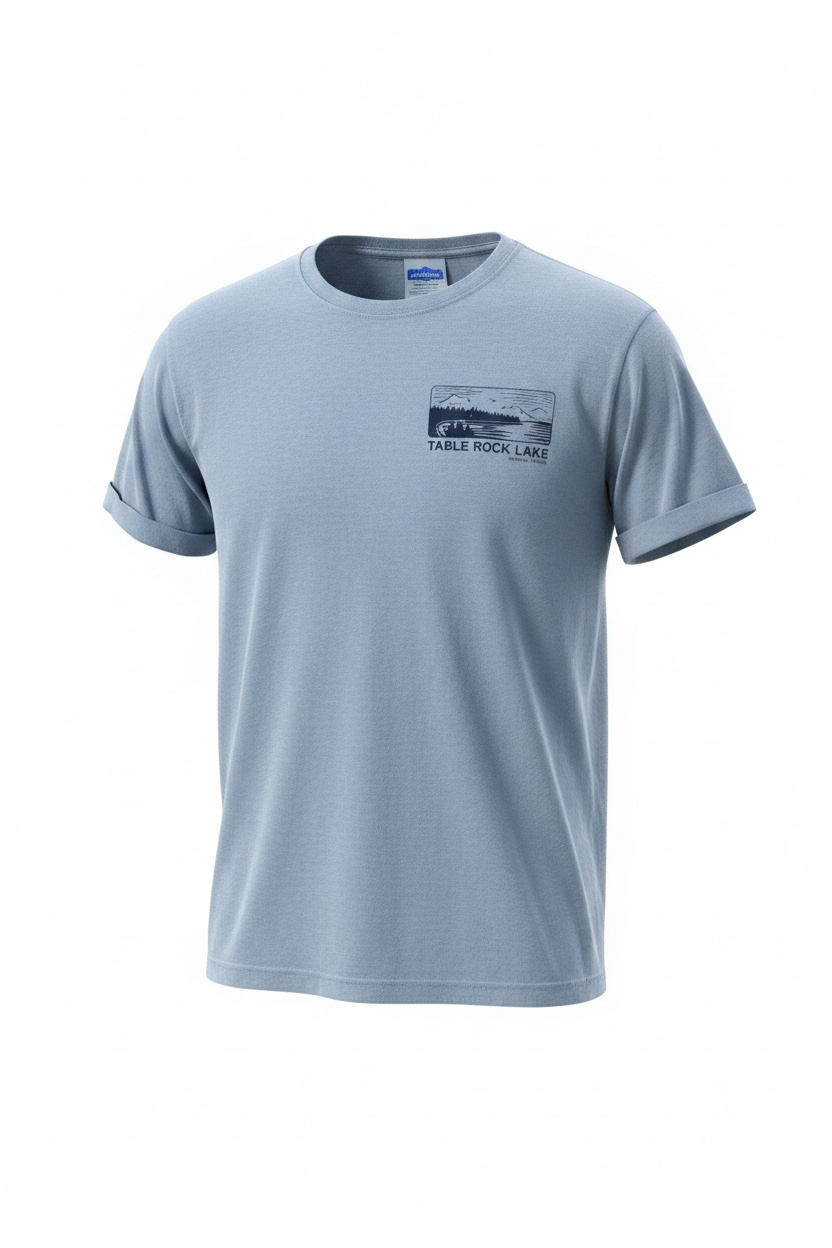 Getaway Tee - Washed Denim