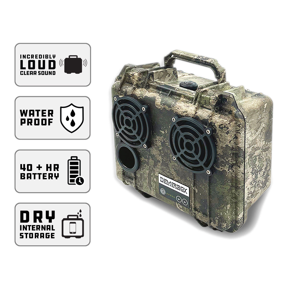 DemerBox DB2 Speaker | TrueTimber Strata Camo