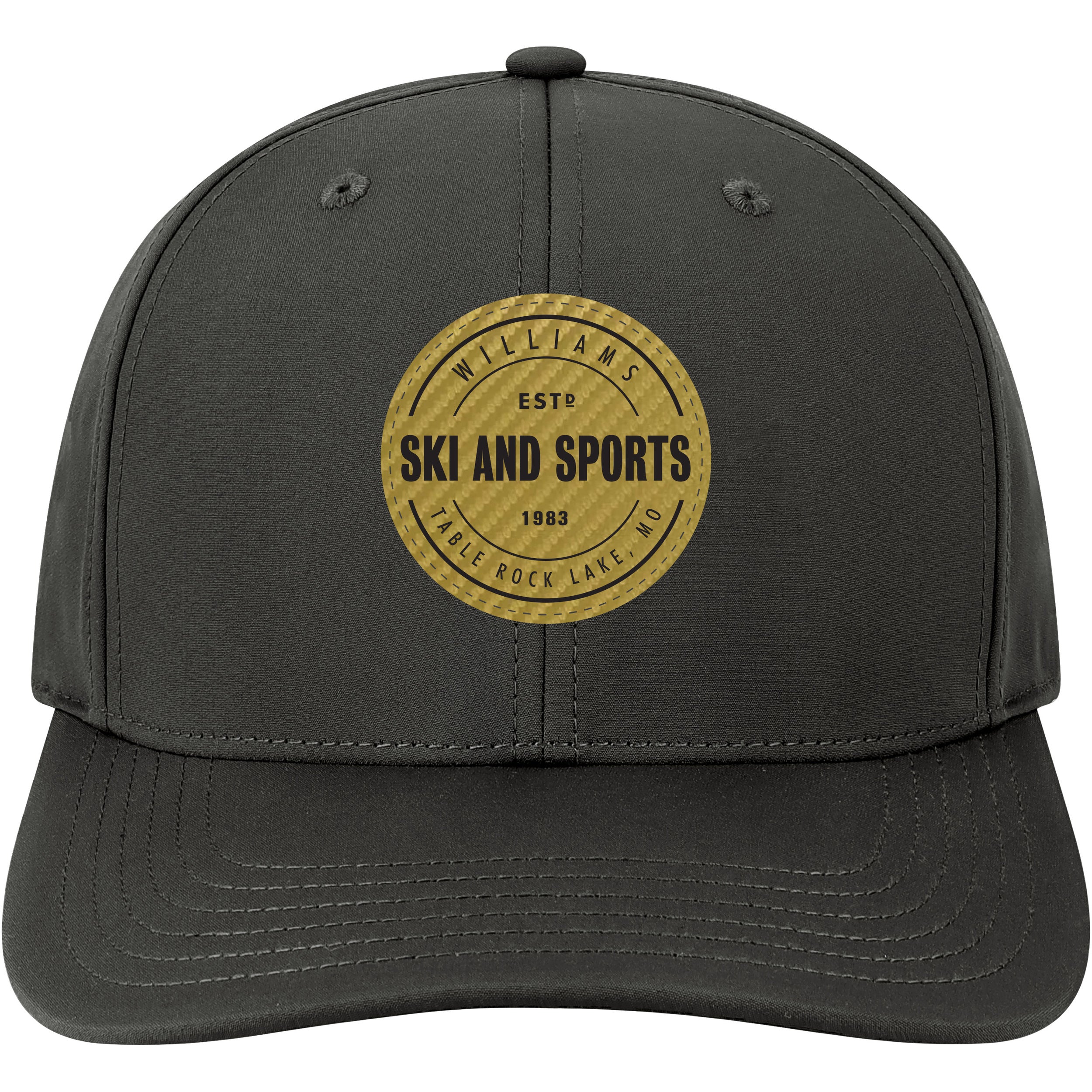 Back Nine Adj. Hat - Black