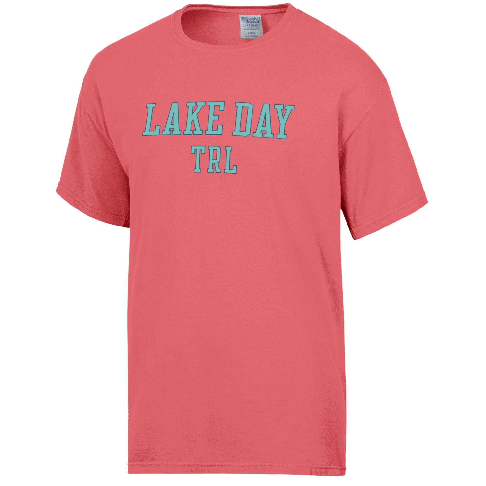 Lake Day Tee - Coral
