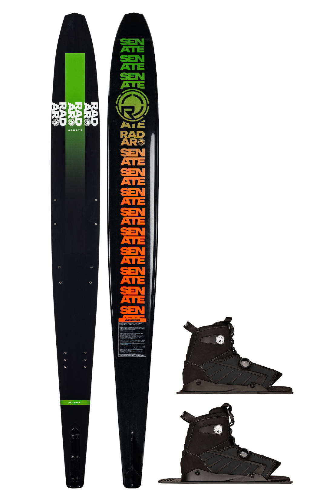 Alloy Senate Waterski w/ Double Vector Boa Bindings | 2026