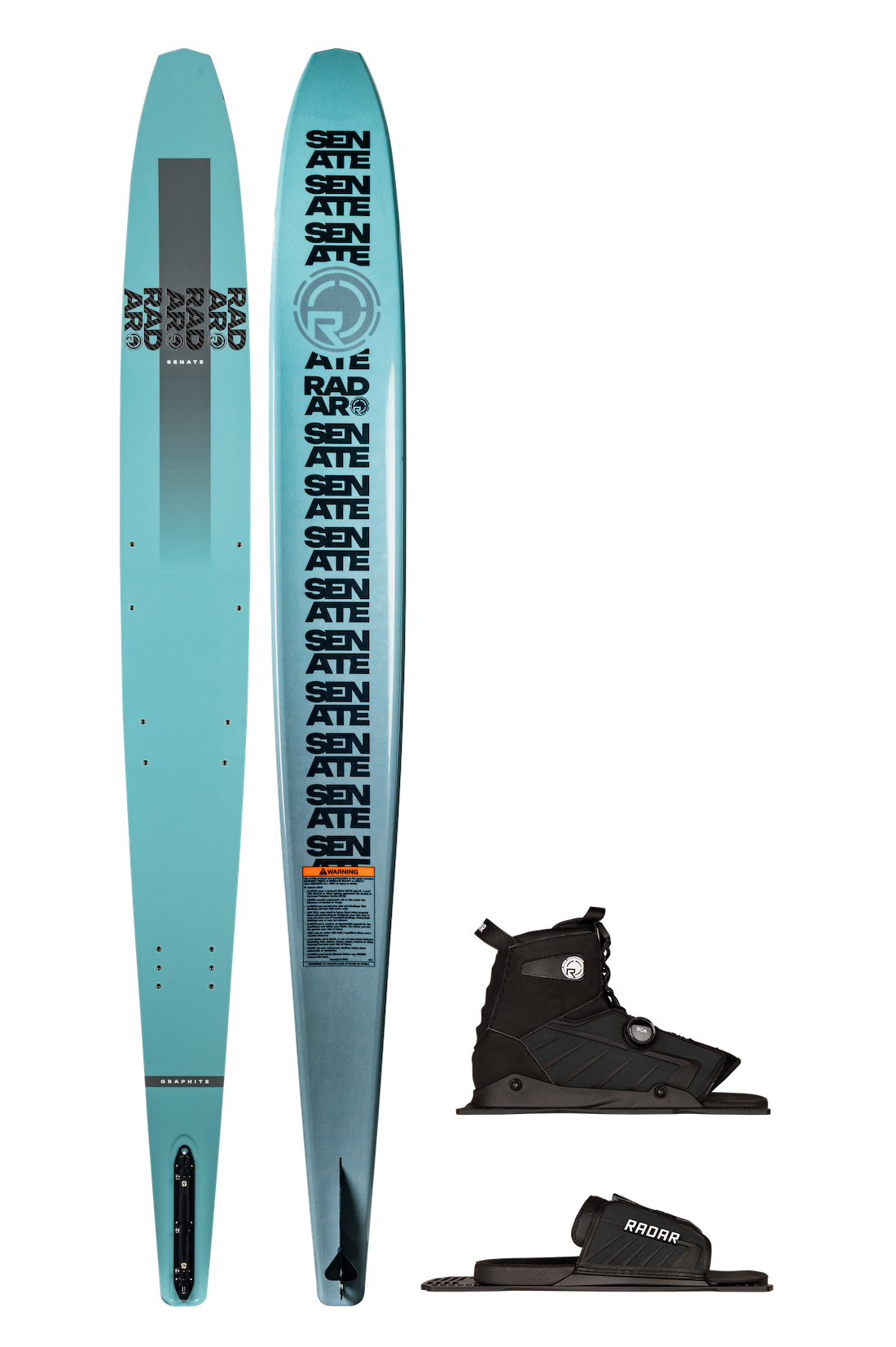 Graphite Senate Waterski w/ Vector Boa Binding & Boa ARTP | 2026