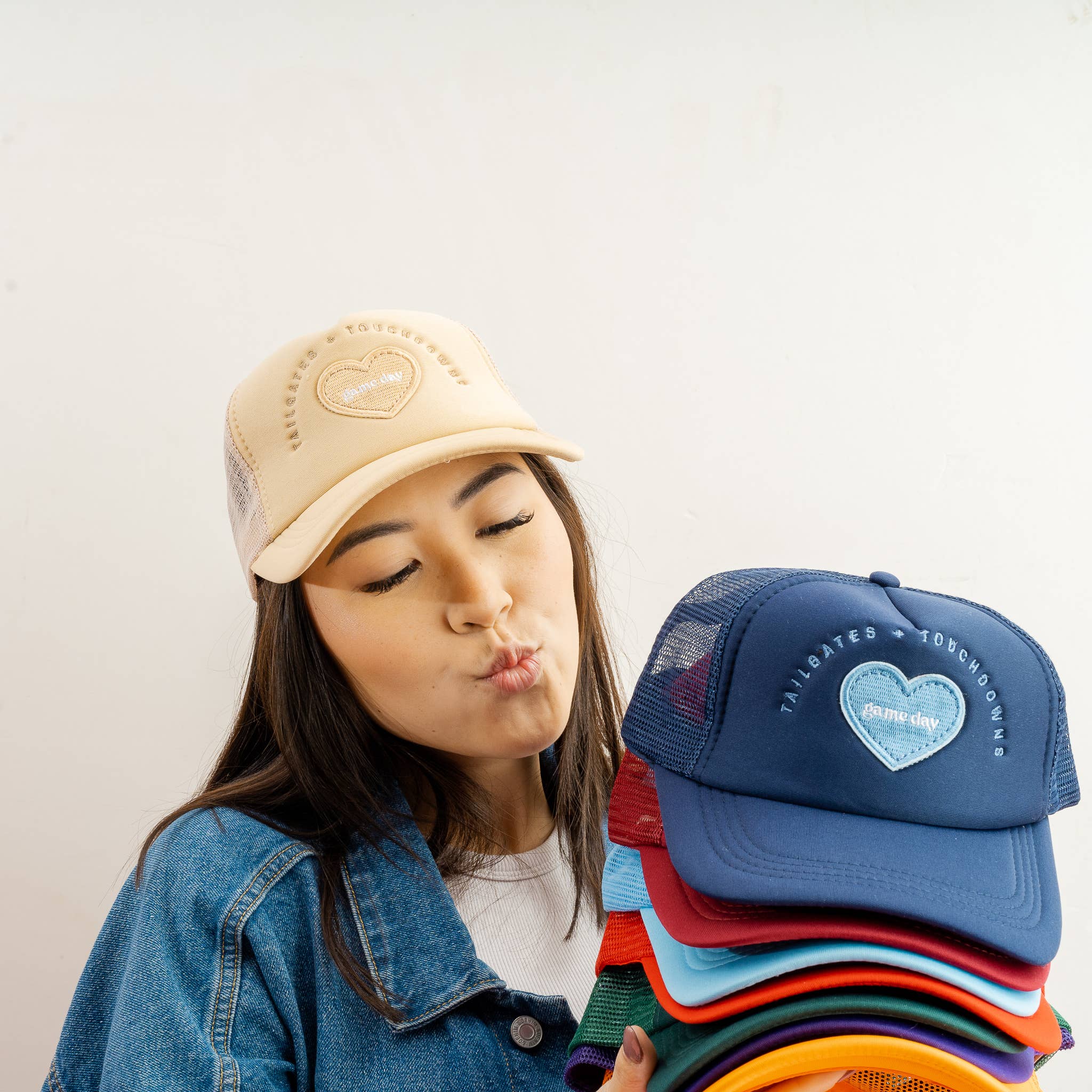 Game Day Trucker Hat - 8 Colors Available!: Red