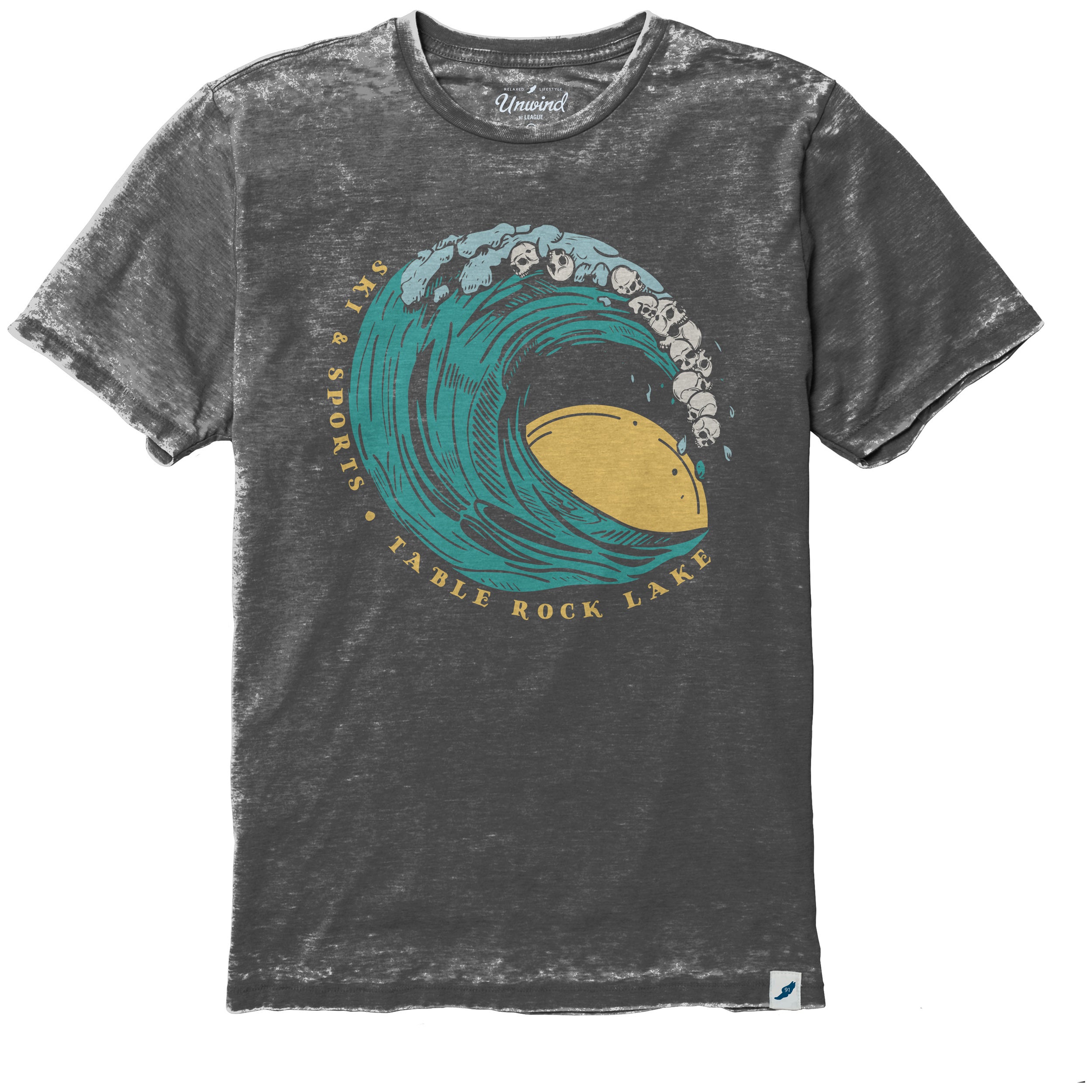 The Chandelier Tee | Heather Black