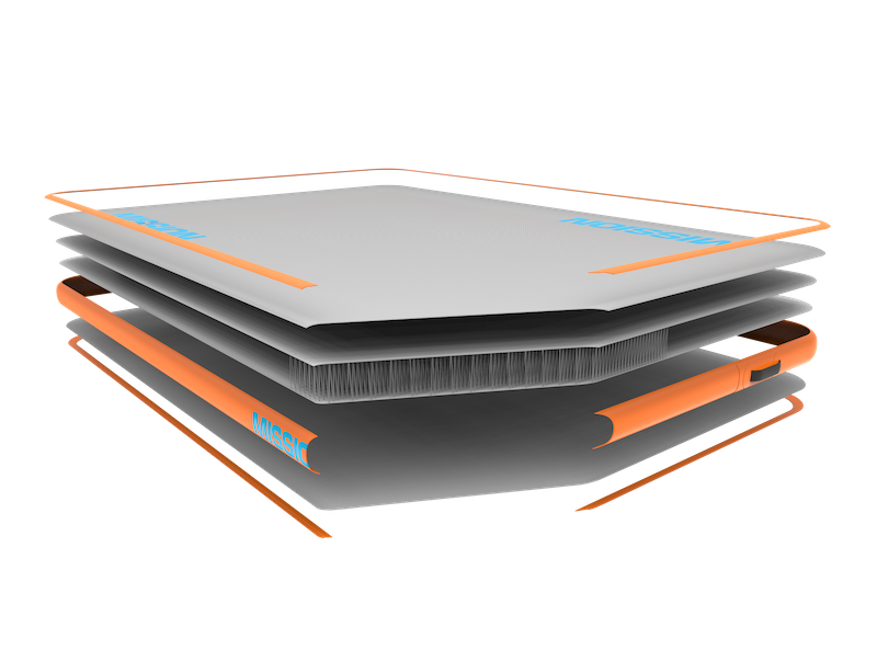 Reef | Inflatable Water Mat | 6.5" X 13