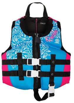 August Child Girl's USCGA Life Vest 30-50lbs