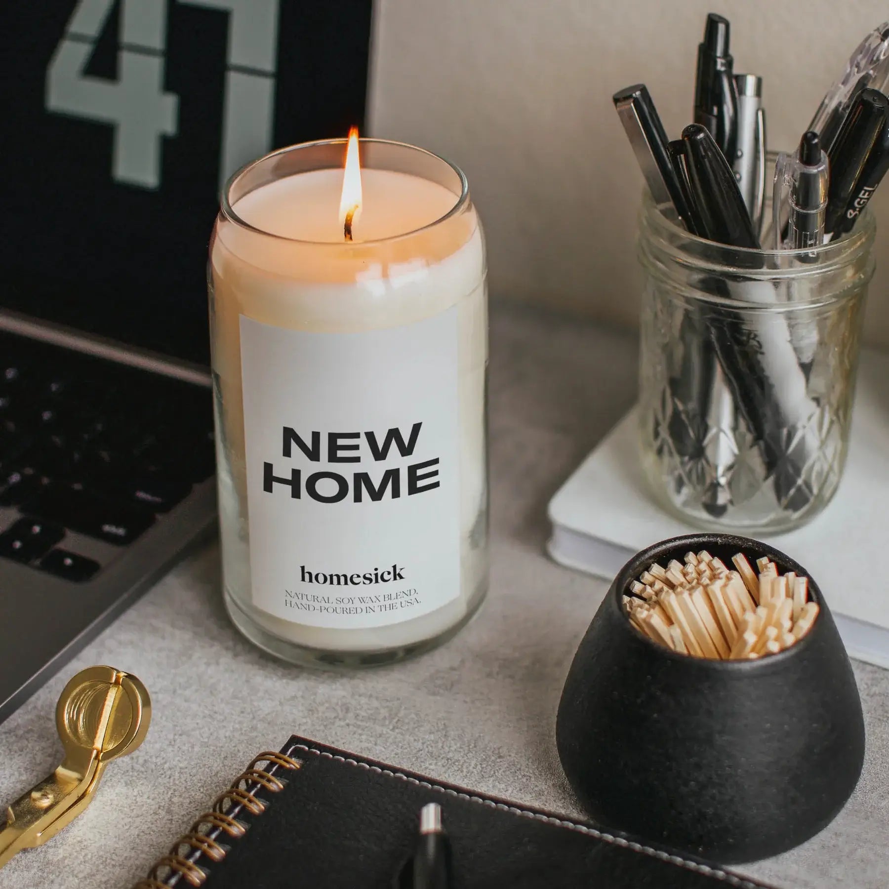 New Home Candle