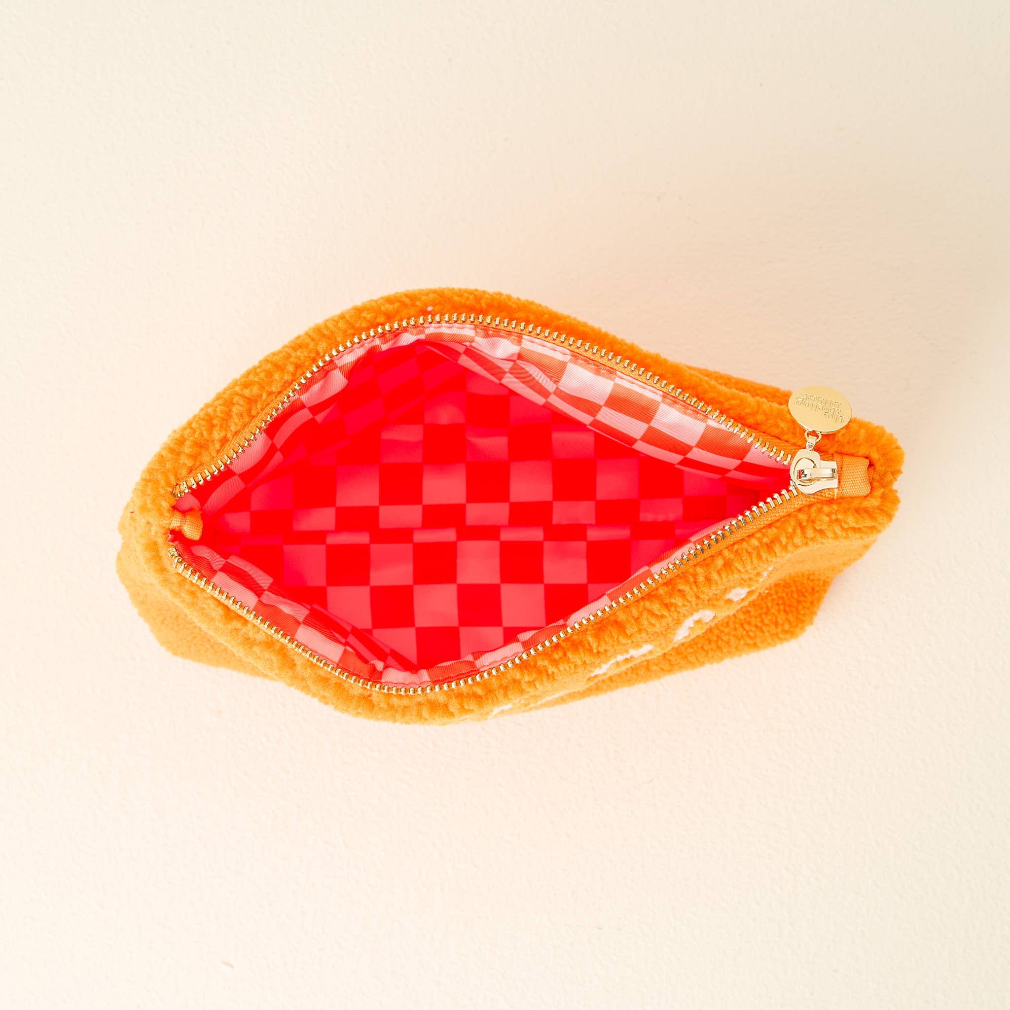 Teddy Pouch-Gameday Stuff: Tan