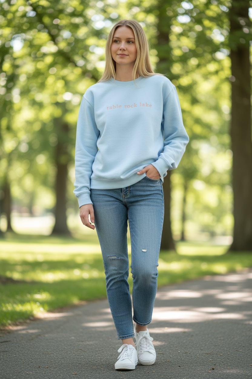 Lower Case Crew - Light Blue