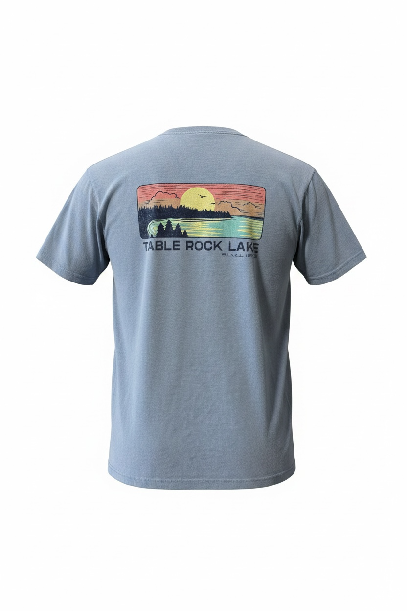 Getaway Tee - Washed Denim