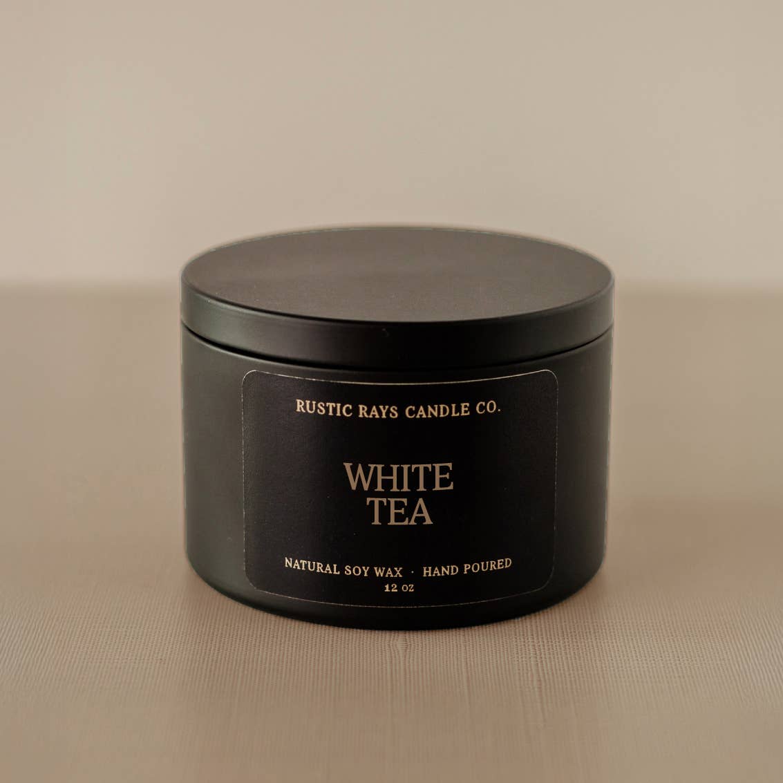 White Tea 12 oz Soy Candle - Home Decor & Gifts - Summer