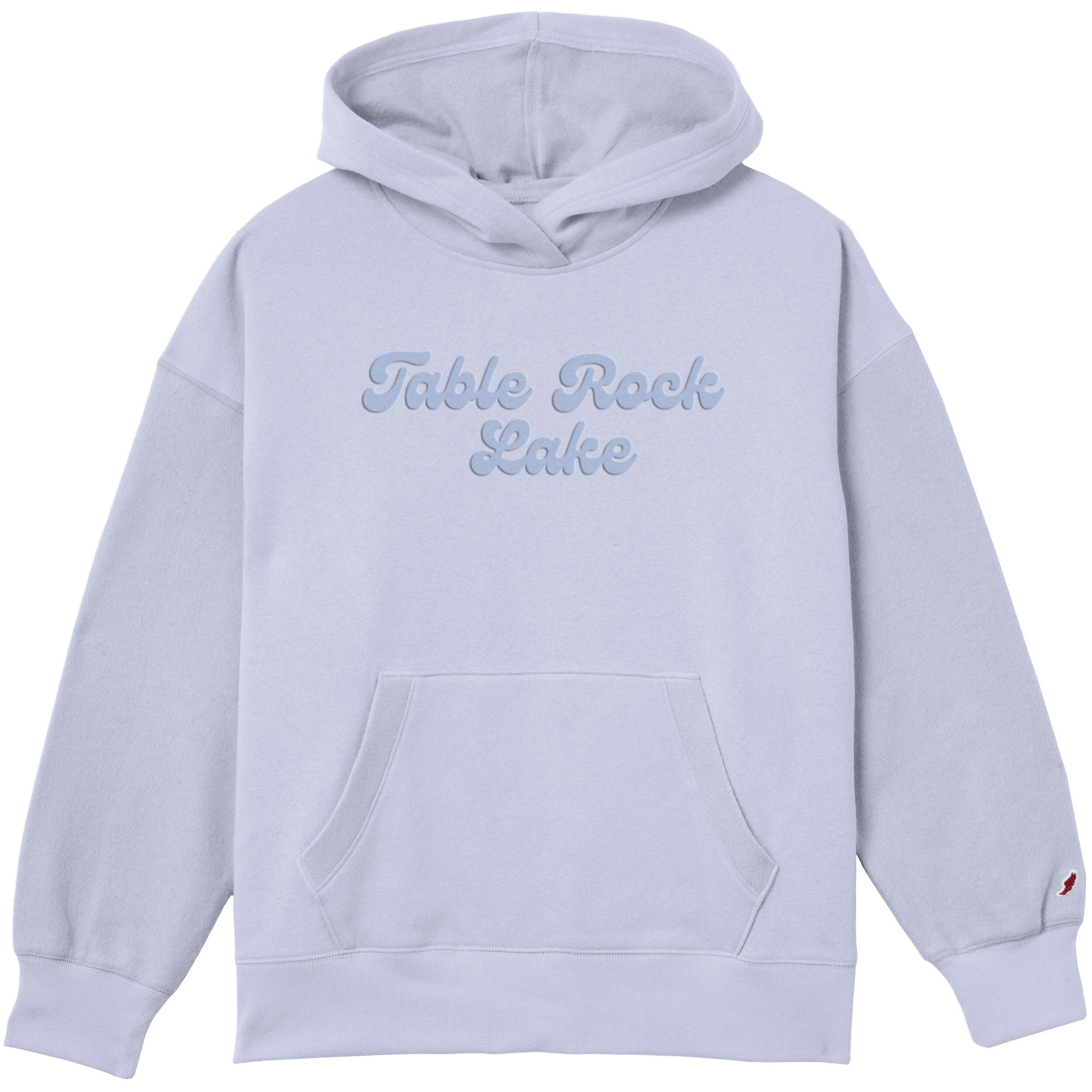 Reverse Fleece Hoody - Cashmere Blue