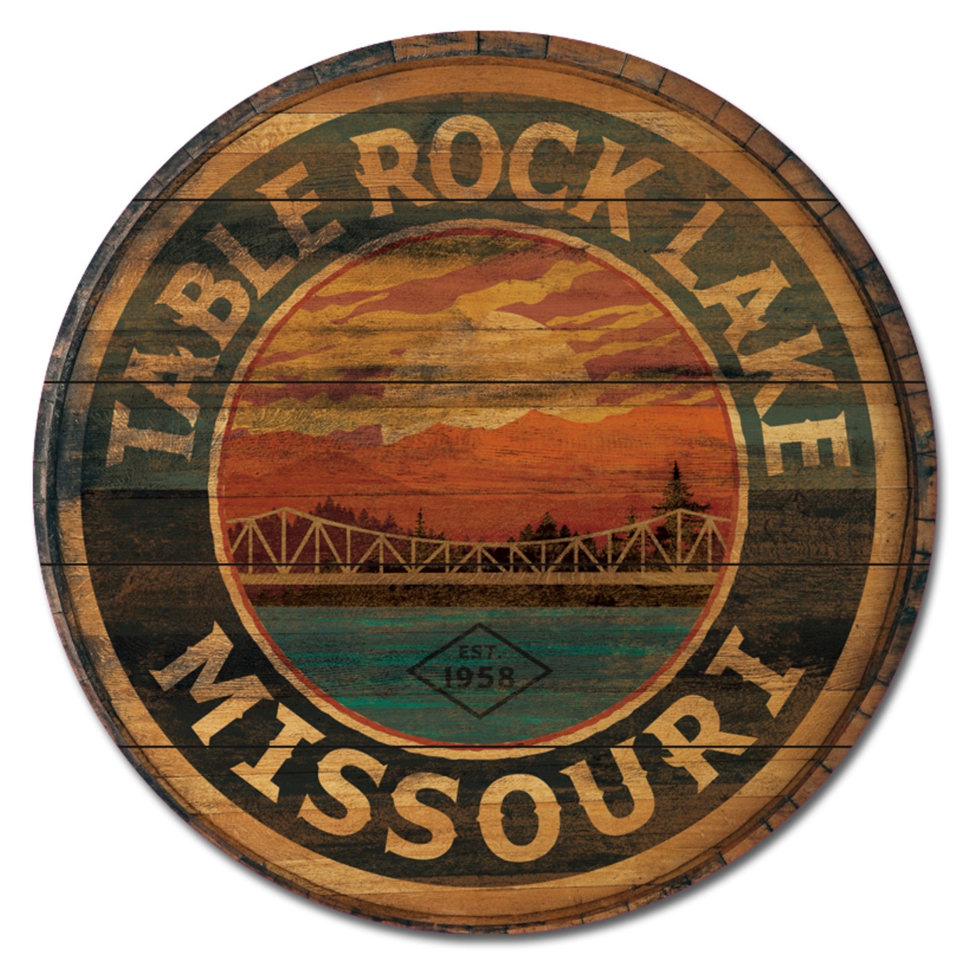 Barrel Top Wall Mount