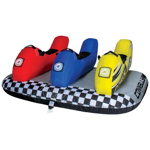 NINJA 3 - 3person tube w/ side by side saddle seats