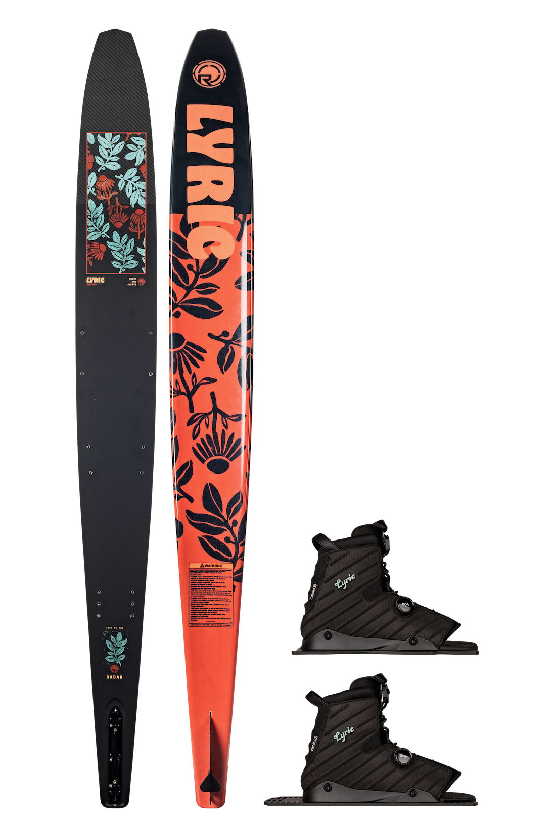 Graphite Lyric Waterski w/ Double Lyric Boa Bindings | 2026