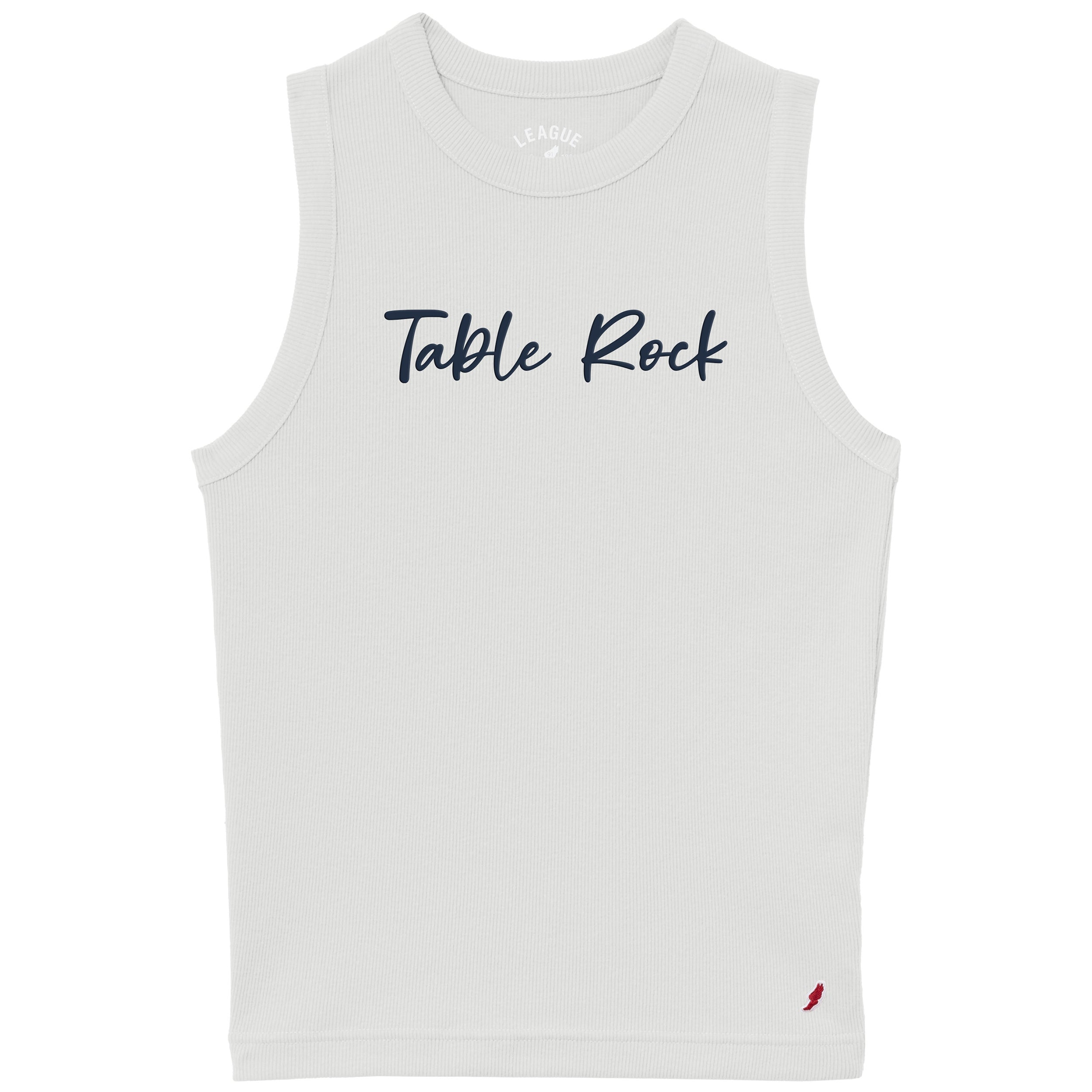 Retro Rib Tank - Sno White