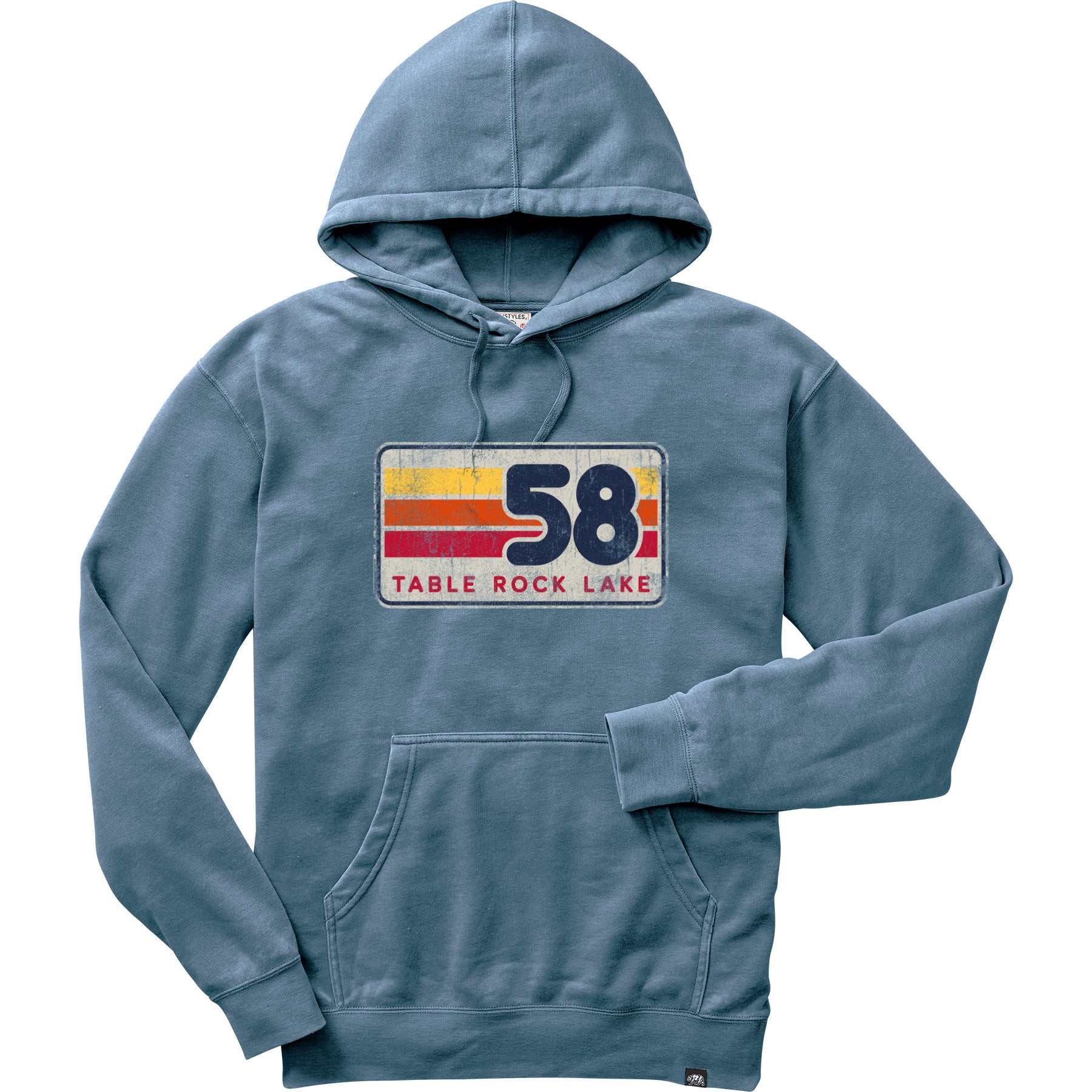 Weathered Hoody - Indigo
