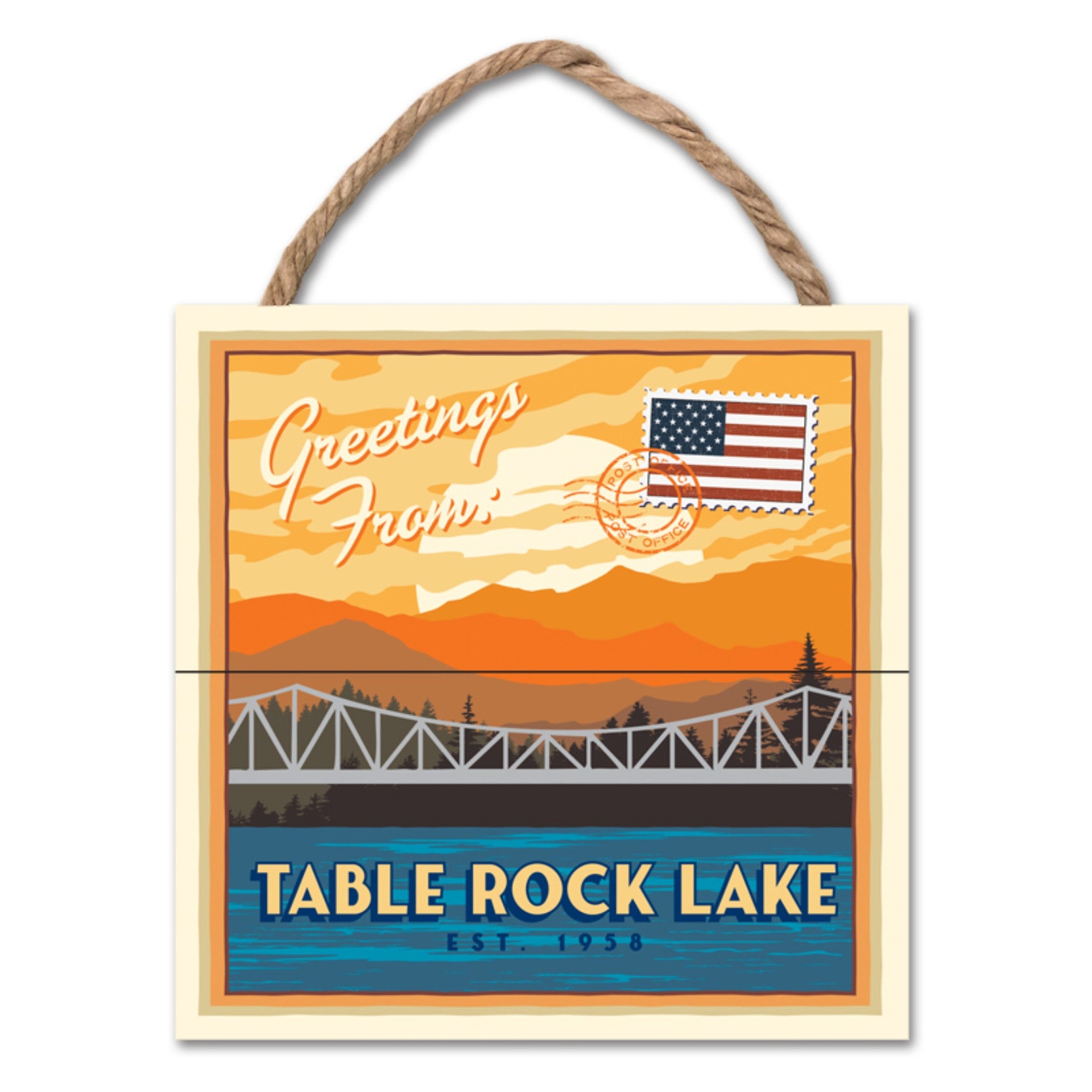 SK Bridge Hanging Sign