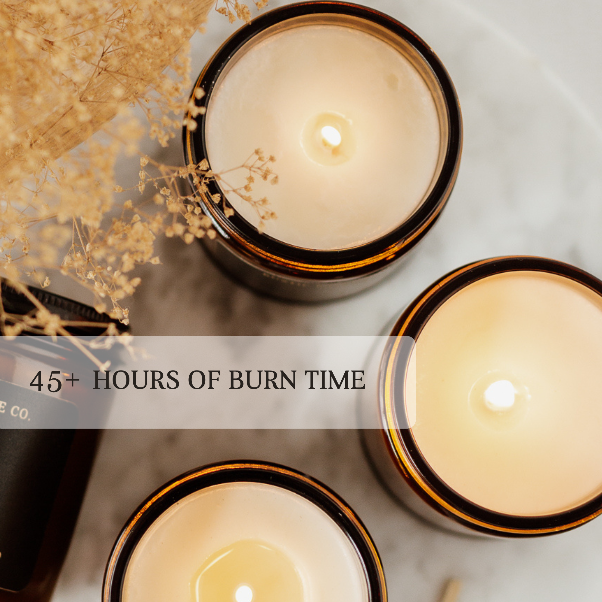 Harvest Pear Fall Soy Candle - 9 oz Amber Jar - Home Decor