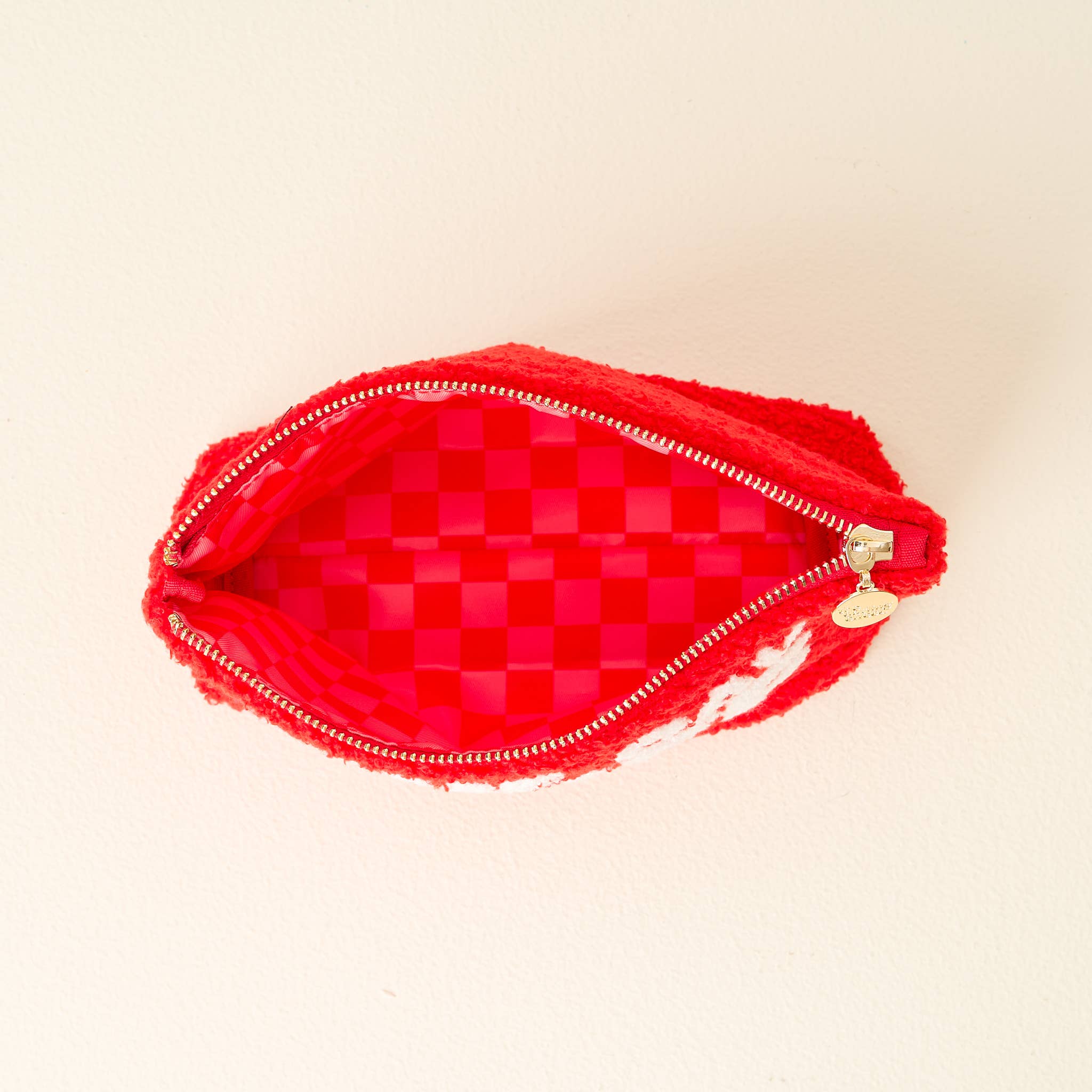 Teddy Pouch-Gameday Stuff: Tan