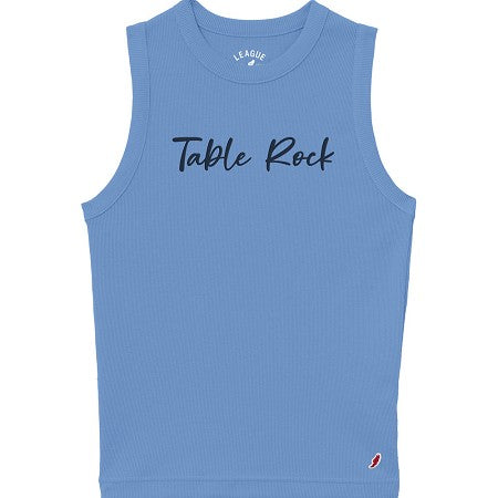 Retro Rib Tank - Power Blue