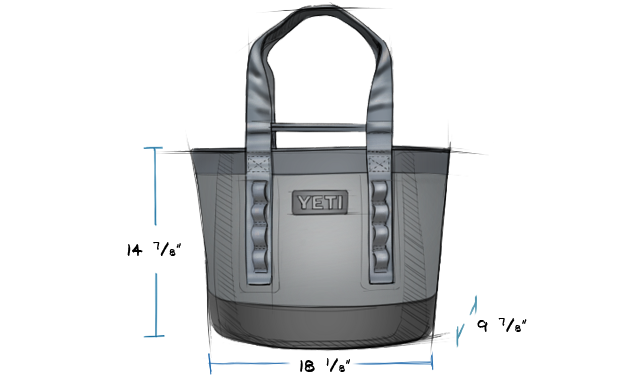 Camino Carryall Tote Bag| Charcoal