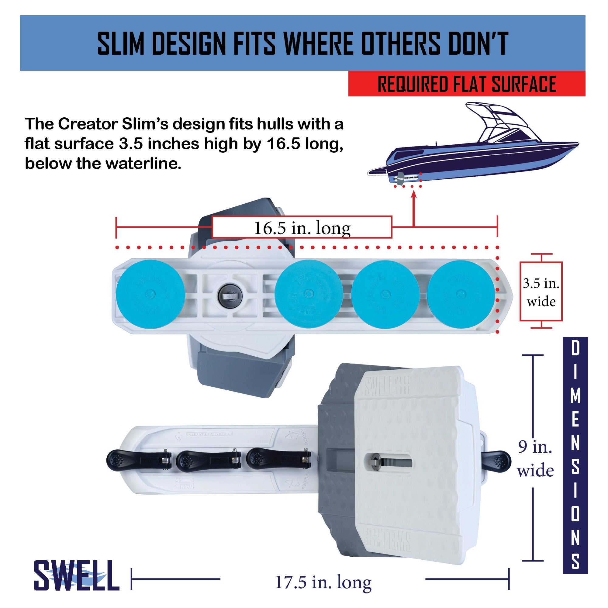 Wakesurf Creator Slim H3X Plus