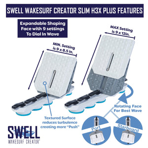 Wakesurf Creator Slim H3X Plus