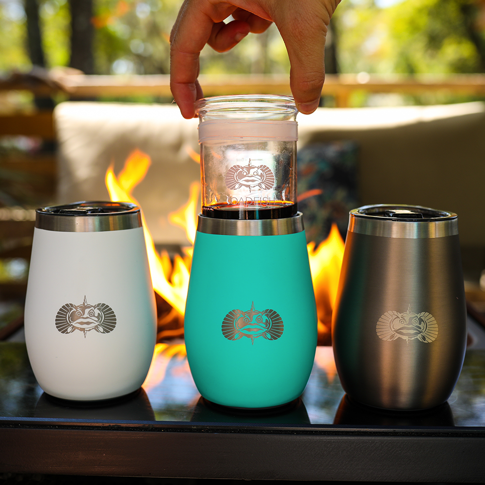 Non-Tipping Wine Tumbler  | Graphite